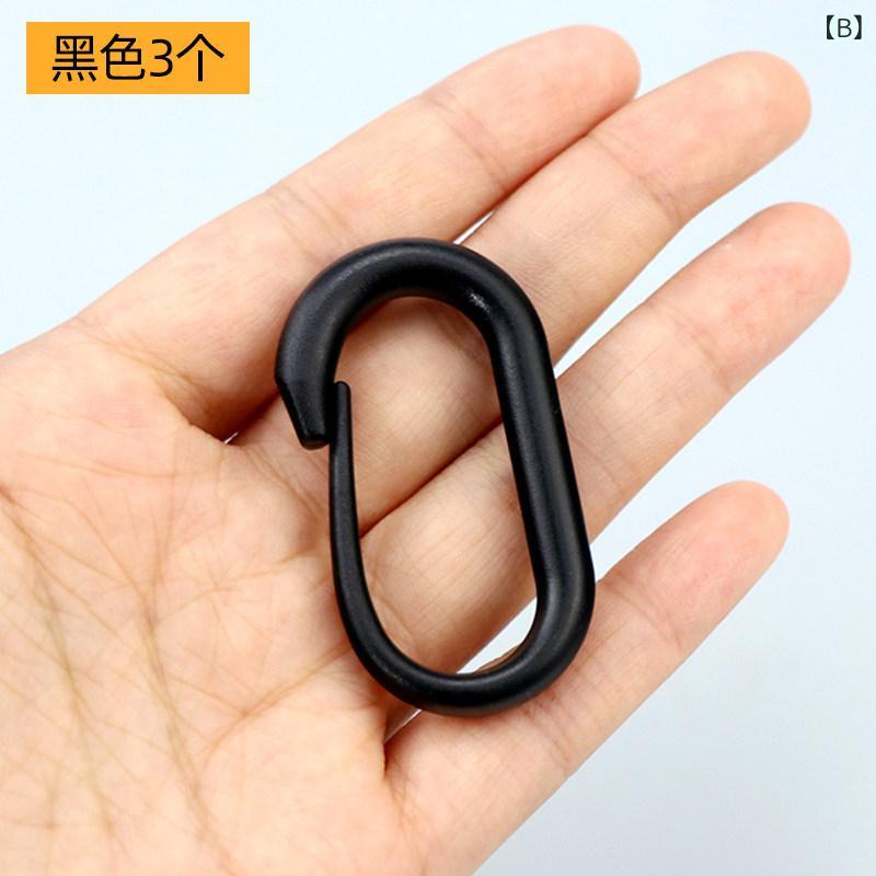 カラビナ レディース メンズ 多機能 U型 バックル POMプラスチック製 登山用 拡張...
