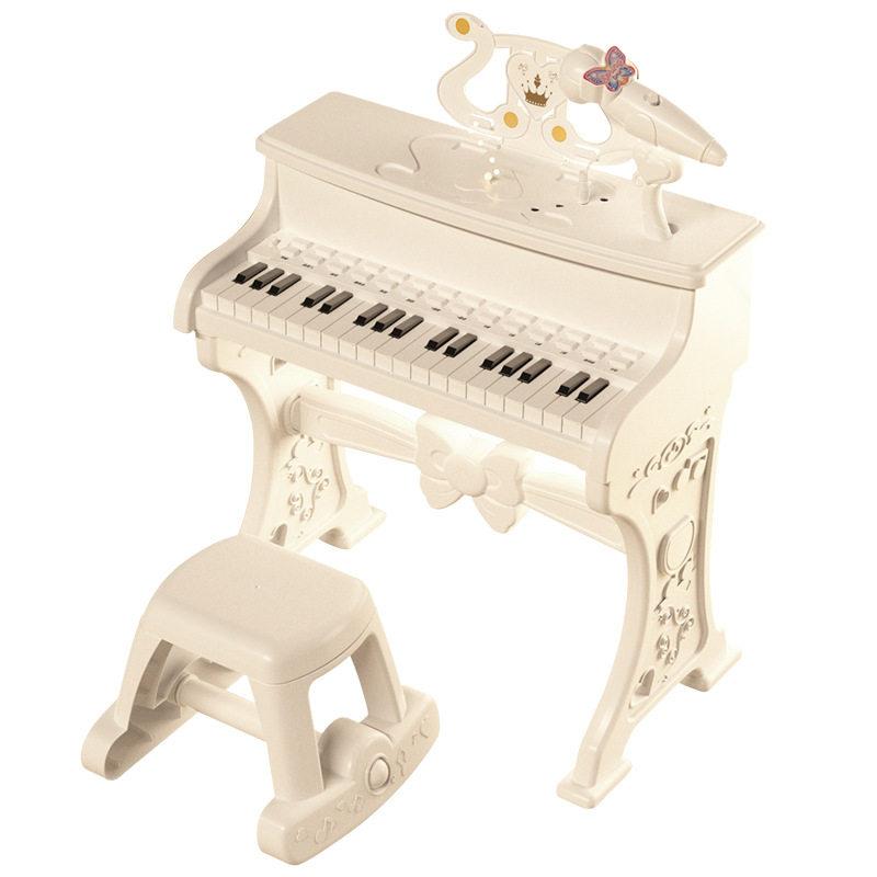おもちゃ ピアノ 電子キーボード 子供用 キッズ 楽器玩具 初心者向け 多機能 マイク付き 弾ける 音階練習 知育玩具 音楽教育 早期教育 赤ちゃん 1歳 2歳 3歳 男女兼用 プレゼント ギフト 贈り物 遊び 演奏 鍵盤楽器 室内遊び 音感リズム 感覚