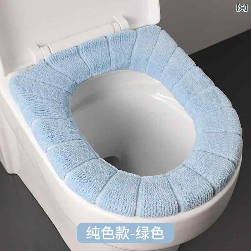 トイレマット 厚手 フリース O型 北欧 汎用 クッション 座面カバー 暖かみ 柔らか...
