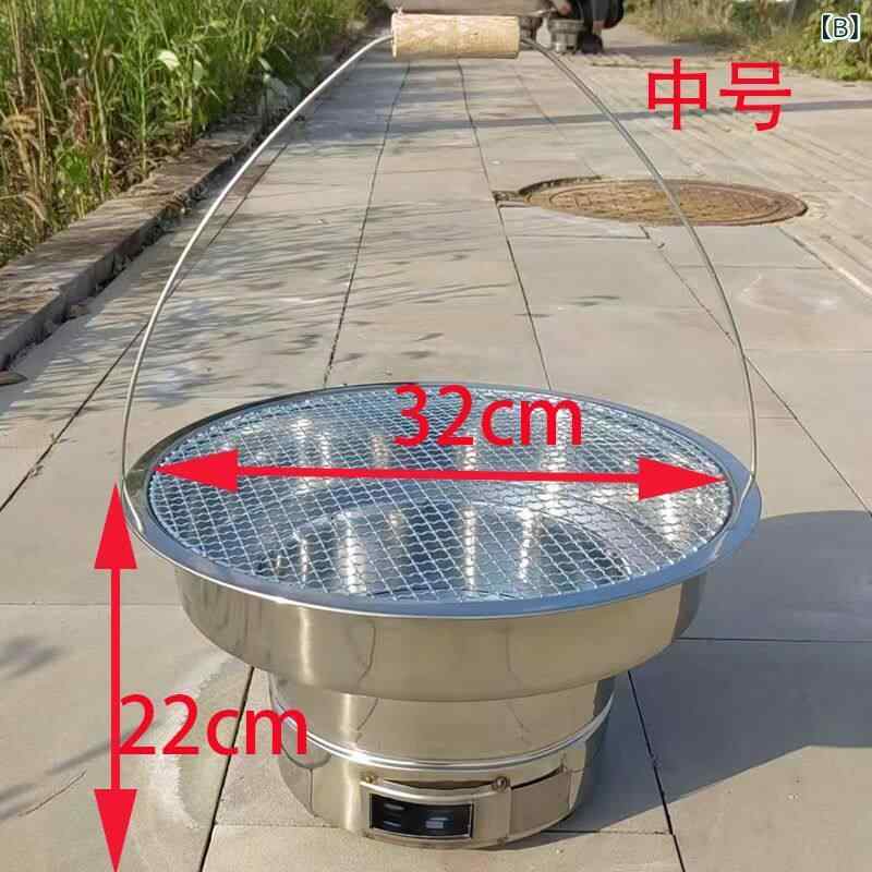 ステンレス 火鉢 家庭用 ポータブル 木炭 バ...の紹介画像2