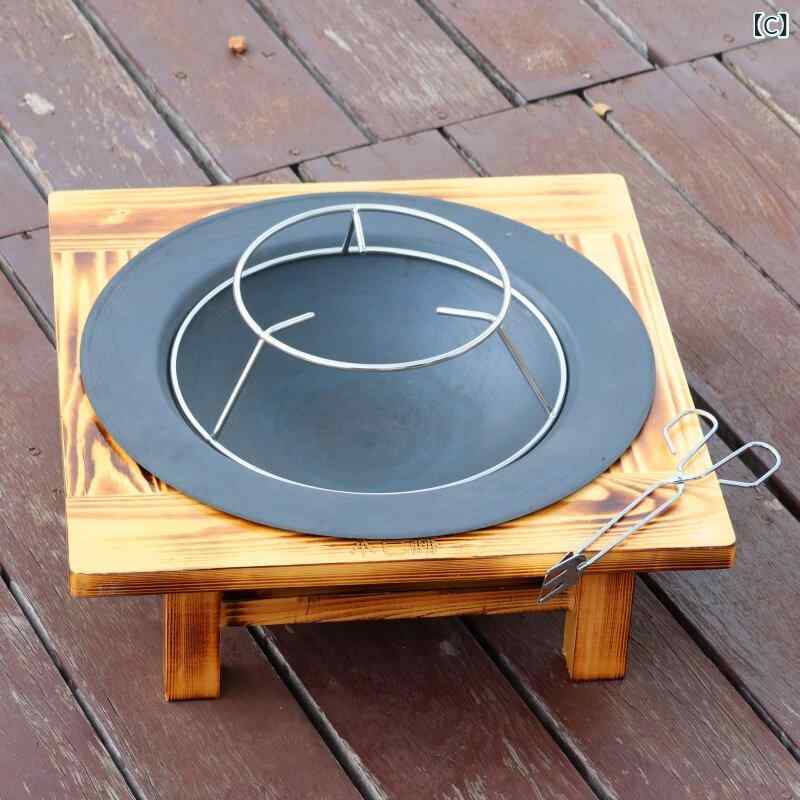 ベネフィメントショップの暖炉 炭盆 クラシック 実木 鋳鉄 家庭用 冬用 焼肉グリル 暖房 ストーブ 屋内用 伝統スタイル 木炭対応 耐久性 安全設計｜アングル3