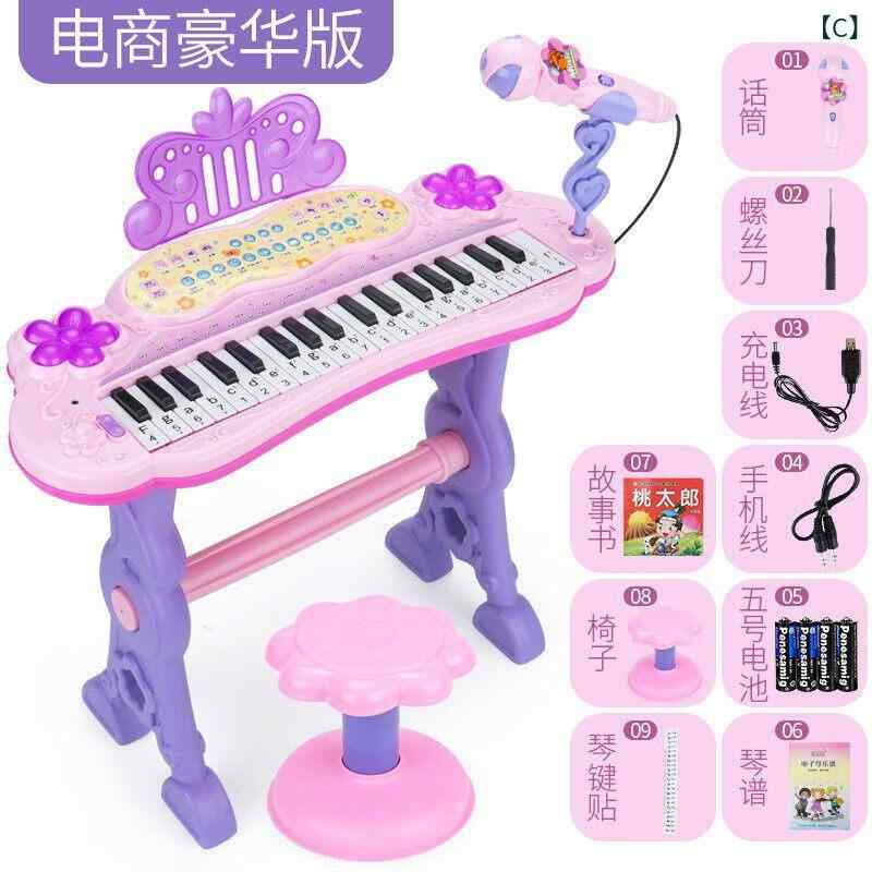ベネフィメントショップの電子ピアノ キッズ 男の子 女の子 玩具 楽器 初心者用 練習用 音楽 知育玩具 鍵盤 ピアノ 幼児 3歳 4歳 5歳 6歳 プレゼント ギフト 小型 ミニ 子供用 おもちゃ 聴覚 発達 早期教育 知能 開発 打楽器 演奏 リズム 音楽教育 音楽療法 指｜アングル3