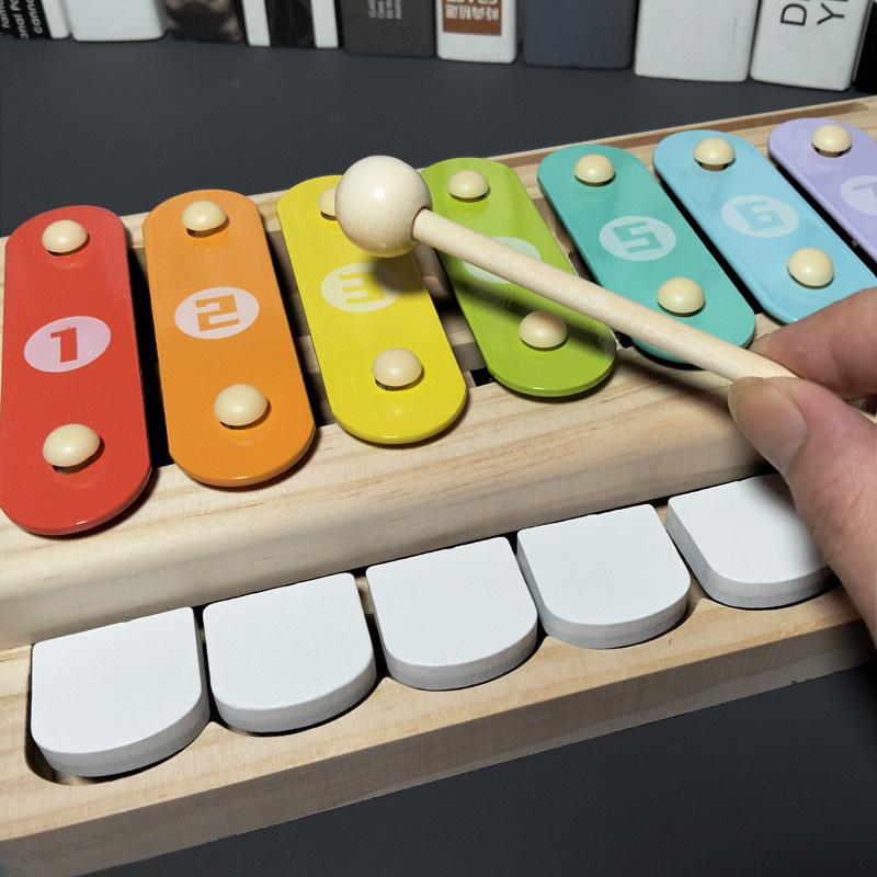 楽器 キッズ 玩具 木製 木琴 叩く 知育玩具 1歳 2歳 3歳 幼児 子供用 ピアノ 音感教育 音楽玩具 打楽器 早期教育 聴覚 発達 創造力 知育遊び リトミック 楽器セット プレゼント ギフト 贈り物 音遊び 木製玩具 叩いて遊ぶ おもちゃ 楽器お