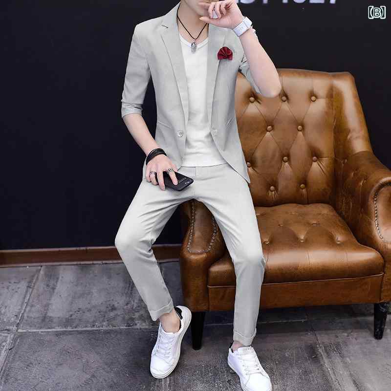 キッズ 男子 夏用 薄手 スーツ セット フォーマル 礼服 ジュニア ティーン 吸湿速...