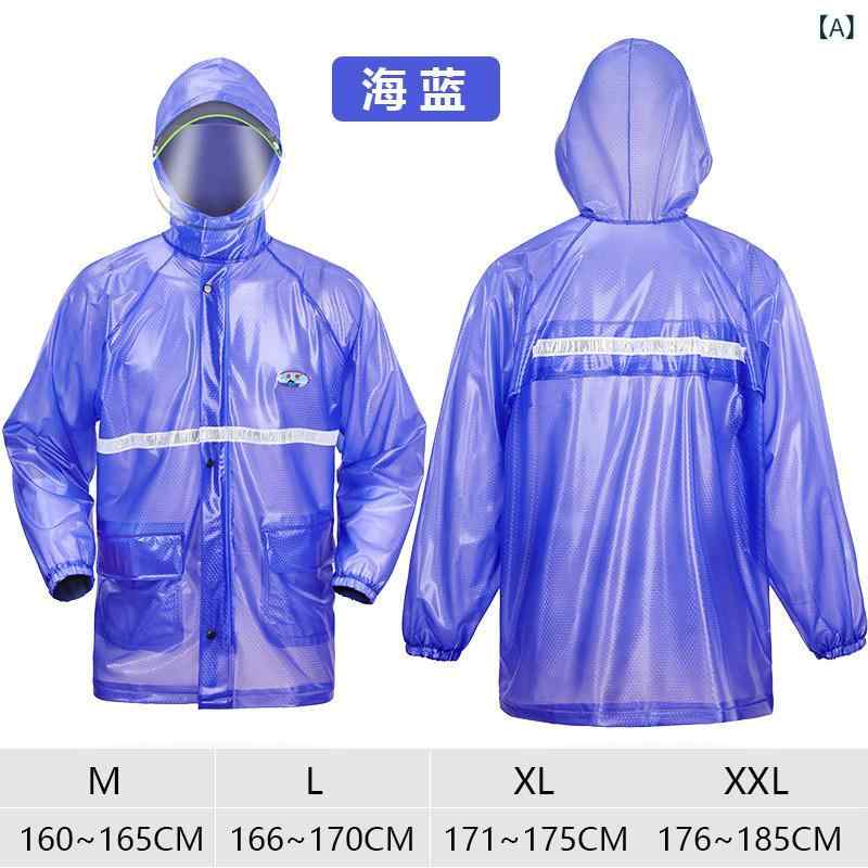 レインコート メンズ レディース 上下セット レインウェア 雨具 合羽 カッパ 自転車用 バイク用 釣り 登山 アウトド…
