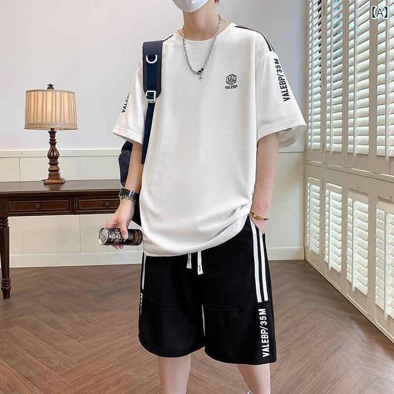 Tシャツ 男の子 短袖 夏 スポーツ セット ジュニア 学生 学校用 かっこいい 軽量 ...