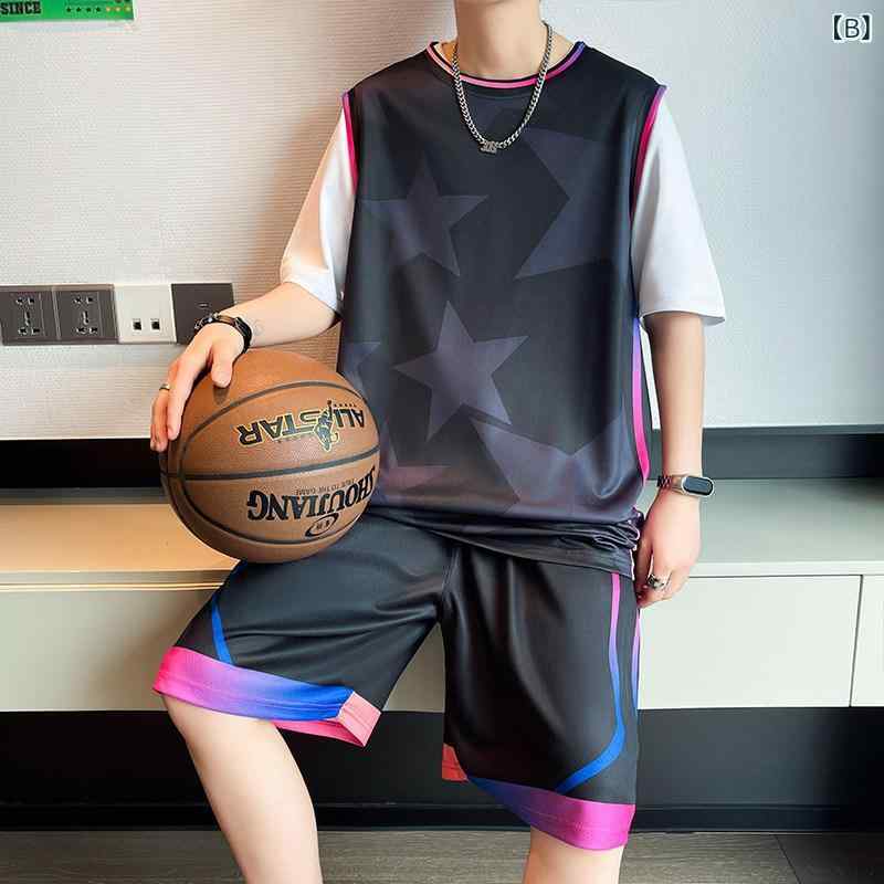 半袖Tシャツ キッズ 男の子 夏用 接触冷感 吸湿速乾 バスケットボール スポーツウ...