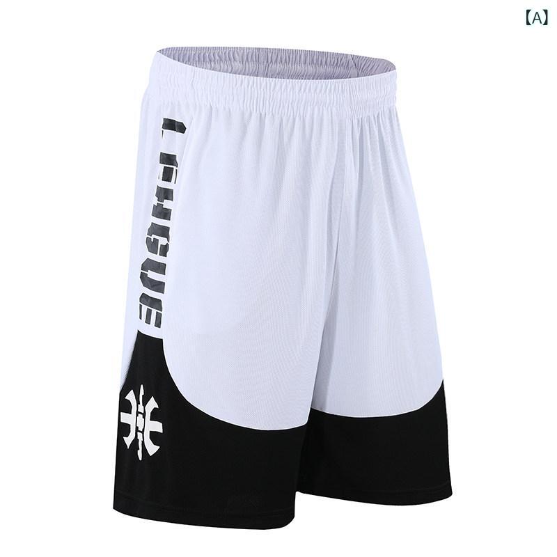 Other - メンズ 速乾 トレーニング ショーツ ゆったり フィットネス ランニング バスケットボール ストリート スタイル ハーフパンツ 膝上丈