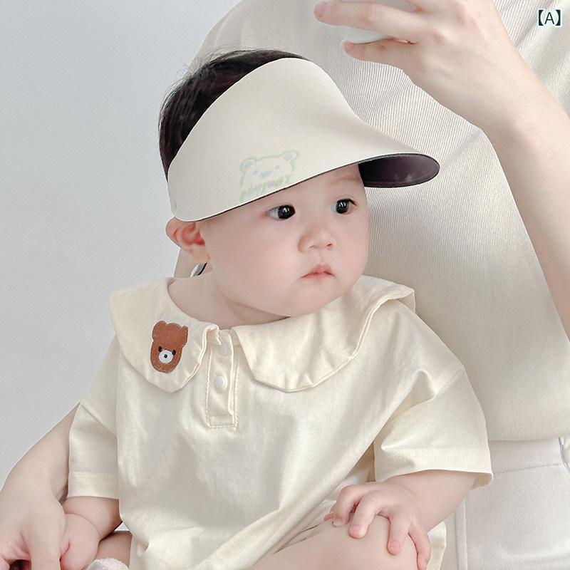 ベビー 子供用 帽子 UVカット 日よけ アウトドア メッシュトップ ダックビル ビー...