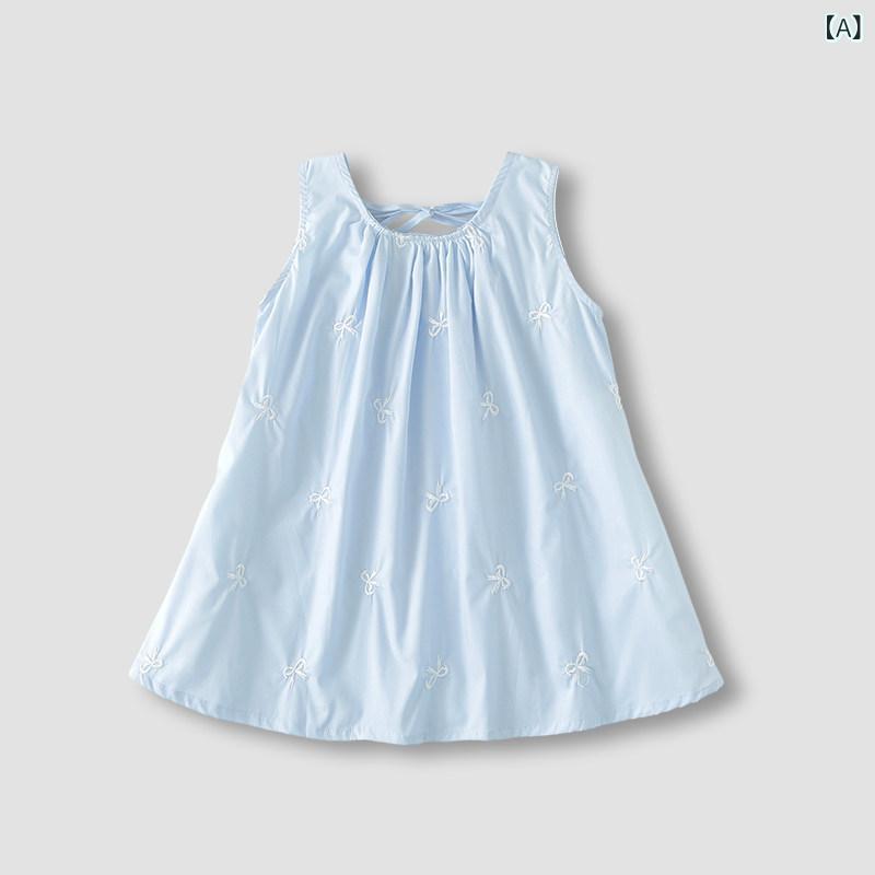 ワンピース 女の子用 夏 プリンセスドレス キャミソールスカート かわいい 子供服 ...