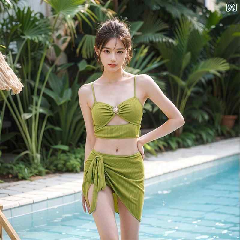 水着 レディース セクシー ビキニ 分体式 3点セット ビーチ 海辺 リゾート 温泉 夏用 プールサイド 軽量 速乾