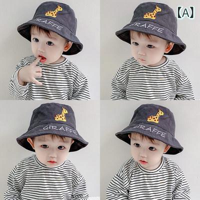 ベビー帽子 男女 春夏 フィッシャーマン帽 日よけ UVカット 薄手 軽量 綿素材 かわいい 赤ちゃん用 婴幼儿 キャップ 遮陽 防晒