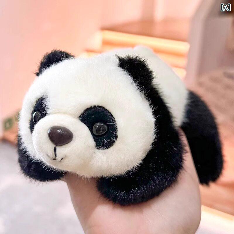 樂天商城 - ぬいぐるみ かわいい ミニ パンダ ウサギ 手のひらサイズ 寝そべりポーズ ふわふわ素材 柔らかい 子供用 飾り インテリア 癒しグッズ 通年使用