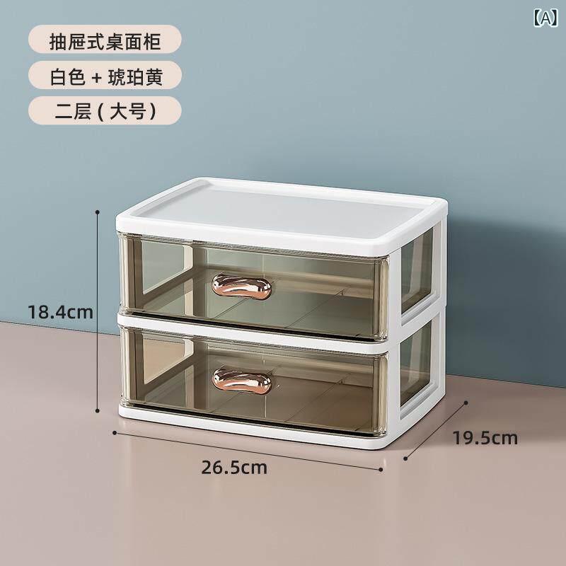 収納ボックス 引き出し式 デスクオーガナイザー オフィス文具 雑貨整理 置物ラック...