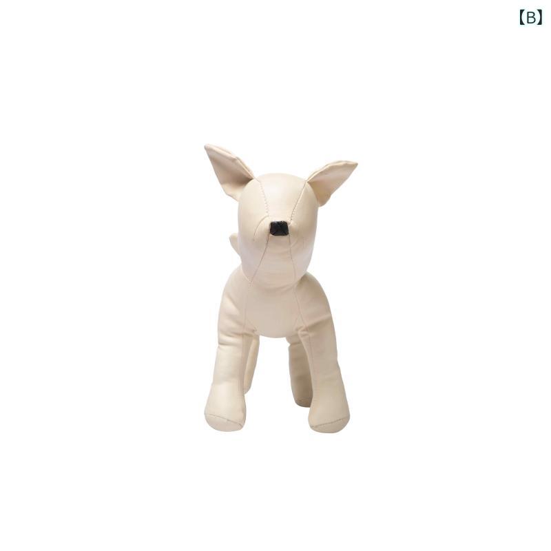 犬 ペット モデル フィギュア ソフトボディ 柔軟素材 動物 マネキン 衣装 撮影 道具 陳列 展示 店舗 ディスプレイ 汎用