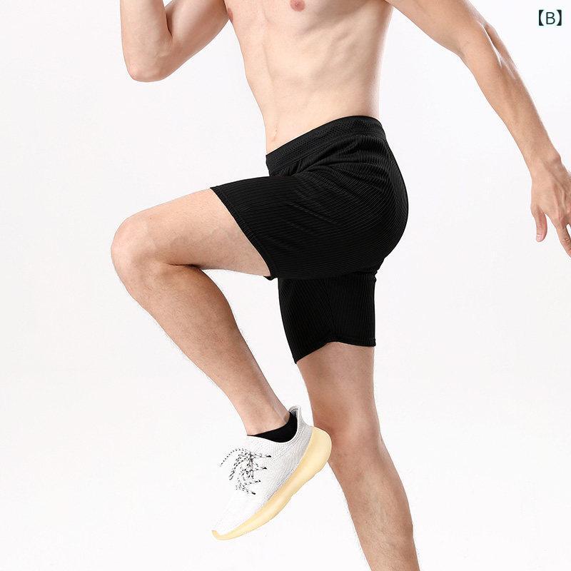 メンズ トレーニング 短パン 速乾 コンプレッション ランニング ショーツ フィット...