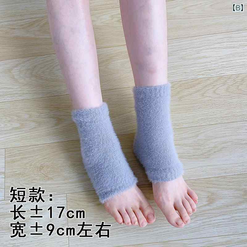 ベネフィメントショップのレディース 保暖 レッグウォーマー 関節保護 厚手ソックスカバー カシミヤ素材 防寒 室内用 エアコン対策 首輪 腕カバー 冬用 柔らかい 伸縮性 ふくらはぎ 足首保護｜アングル2