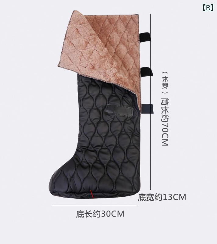 レッグカバー 骨折用 ギプス対応 秋冬 保温 防寒 厚手 ゆったり 脚保護 手術後 怪...