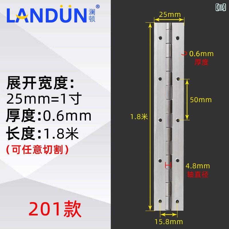 ベネフィメントショップの蝶番 長条型 ステンレス製 キャビネットドア用 ピアノヒンジ 連続式 家具取付 耐久性 錆びない 金属製 強化｜アングル2