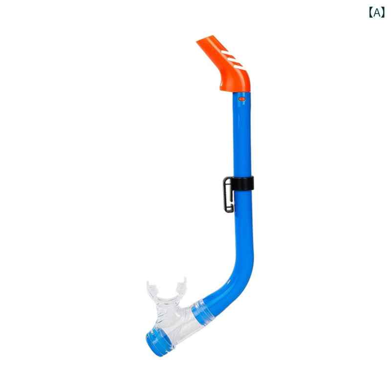 Snorkel - 子供用 スノーケリング セット 防水 マスク 鼻ガード 息飲み込み防止 クリア レンズ スノーケル 浮遊対応 シリコン素材 柔軟 快適フィット 海水浴 プール遊び