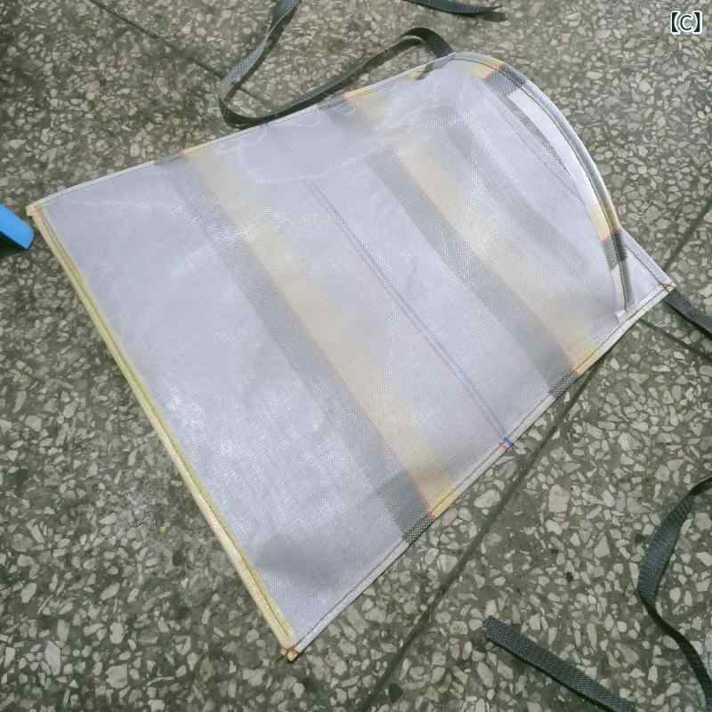 園芸 エプロン 茶摘み 花摘み 収穫用 携帯ポケット ナイロン メッシュ 防水 通気 ...