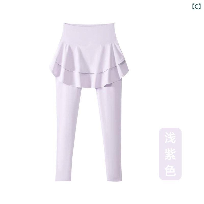 ベネフィメントショップのキッズ スカートパンツ 夏 薄手 白色 接触冷感 速乾 伸縮性 ゴルフ テニス スポーツ 用 軽量 吸湿 子供服 アクティブ ウェア｜アングル3