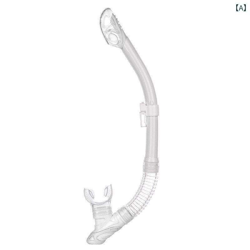 スノーケリング セット ドライ スノーケル 前置き式 呼吸管 水泳 訓練 呼吸器 浮潜 キット フリーダイビング 水中 装備 夏用 軽量 快適 フィット