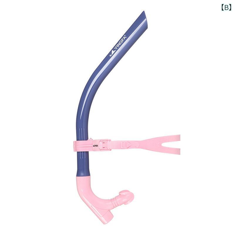 Snorkel - スノーケル キッズ 大人用 スイミング トレーニング 水中 呼吸管 浮潜 自由泳 装備 プロ仕様 シュノーケリング チューブ ダイビング 補助具 耐久性 軽量 シリコン マウスピース 安全弁 クリア ビューティフル