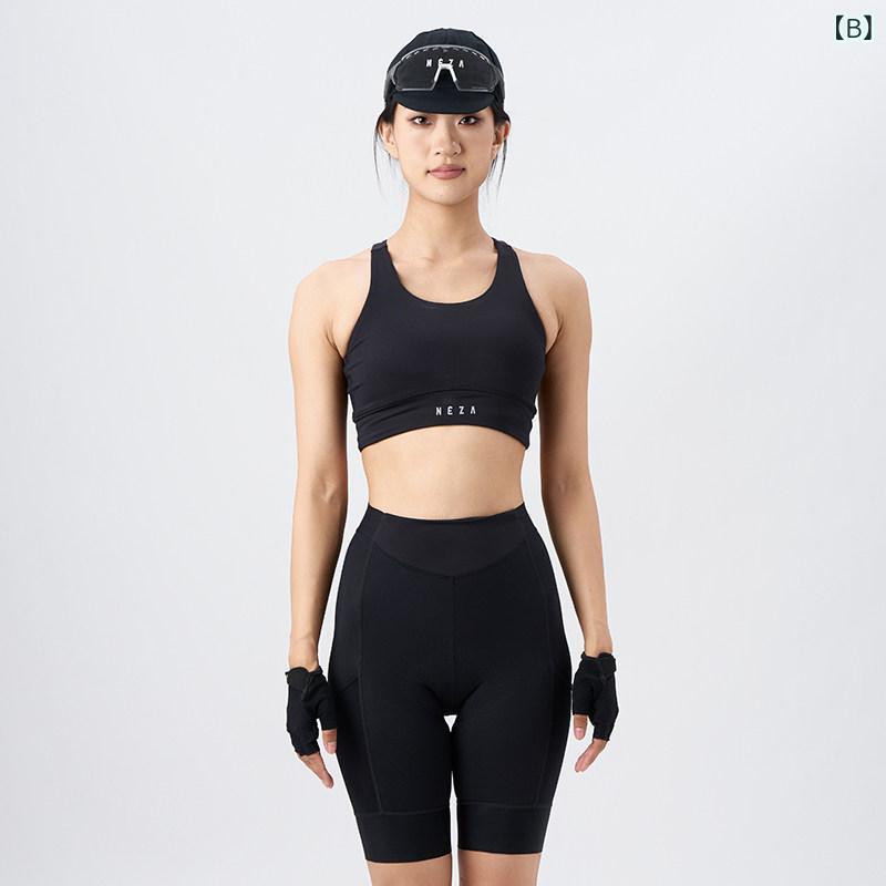 サイクリングパンツ レディース 夏用 薄手 サスペンダー スリムフィット ロードバ...