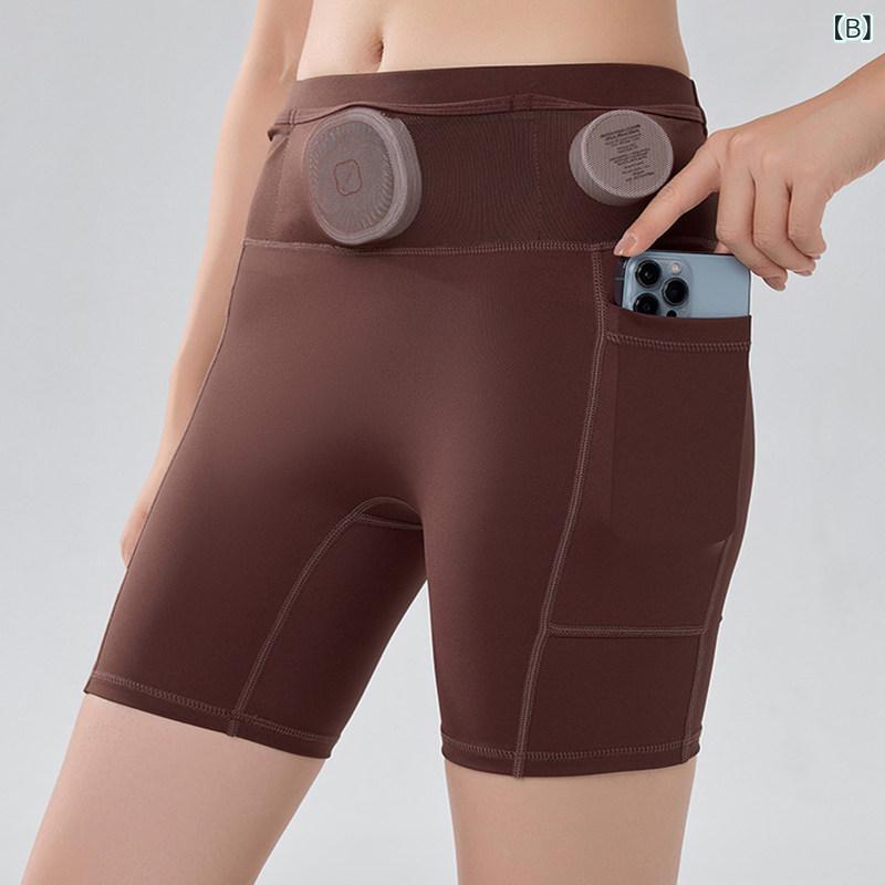 ショートパンツ フィットネス ヒップアップ 5分丈 タイトフィット ヨガ サイクリン...