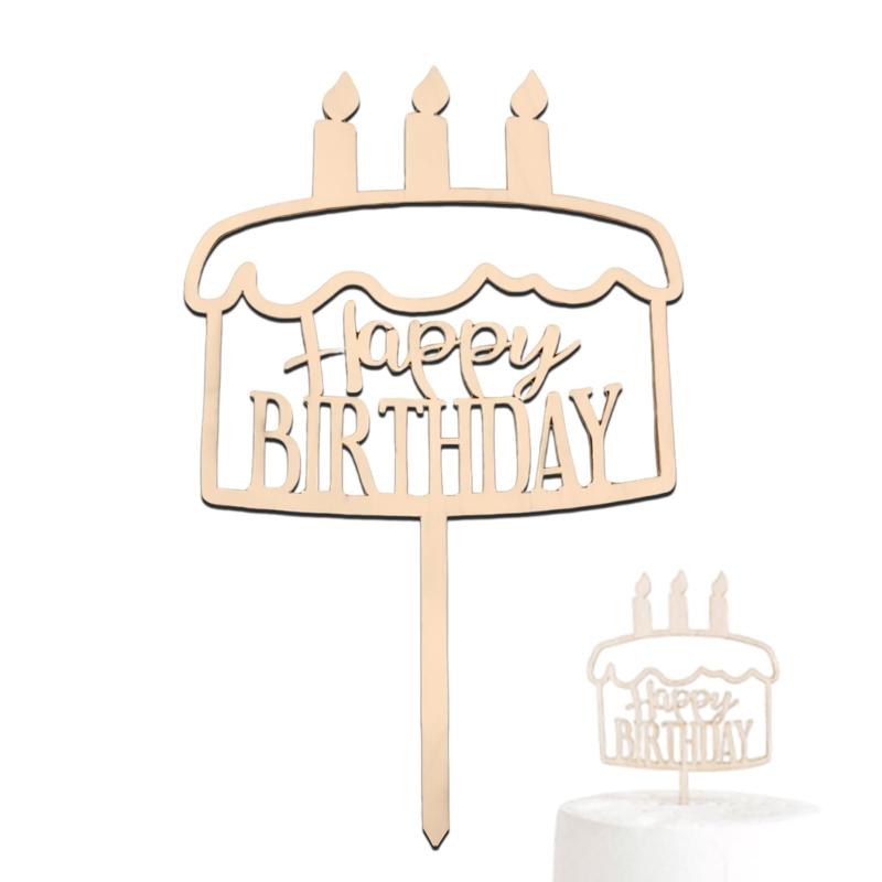 SensaBliss ケーキトッパー 木製 ケーキ飾り ピック 誕生日 スマッシュケーキ【商品仕様】スイーツを可愛く飾る、木製のケーキトッパー。【天然木材使用】天然木材を使用しており、食品に無害で安全な素材です。肌触りが滑らかで丈夫で長持ちし、何度でも繰り返し使用できます。【使いやすい】このケーキトッパーは使い方が非常に簡単で、ケーキに差し込むだけで追加のデコレーション作業や道具は必要ありません。【ケーキ飾り】ご家族やお友達の誕生日ケーキをおしゃれに演出してくれます。年齢や性別を問わずお使い頂けるナチュラルなウッド素材のケーキトッパーです。【広範な応用】誕生日、記念日、お祭り、パーティーなどに最適です。ケーキだけでなく、カップケーキやデザート、お弁当などにも使える便利なデコレーションアイテムです。