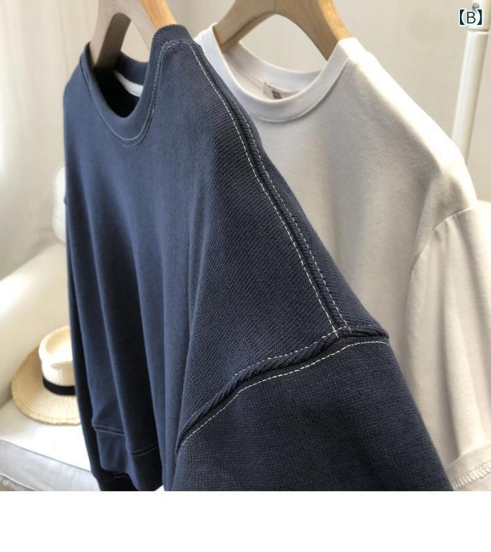 トレーナー レディース 長袖 スウェット プルオーバー トップス クルーネック ショ...