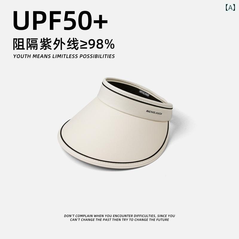 サンバイザー レディース 帽子 日よけ帽 つば広帽子 紫外線対策 グッズ UVカット UPF50プラス 二層構造 遮光 通気性 折りたたみ 持ち運び便利 おしゃれ かわいい スポーツ アウトドア ゴルフ テニス 自転車 農作業 ガーデニング 釣り 公園