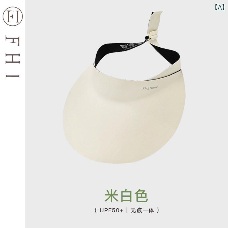 帽子 レディース メンズ サンバイザー 紫外線対策 日よけ帽子 つば広 ワイドつば ...