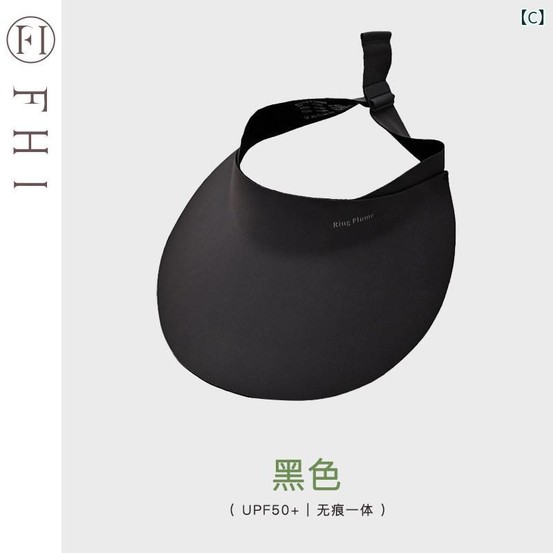 帽子 レディース メンズ サンバイザー 紫外線対策 日よけ帽子 つば広 ワイドつば ...