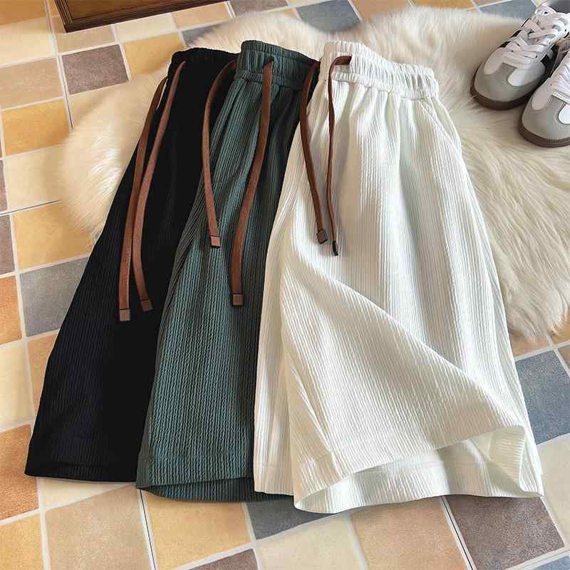 ショートパンツ メンズ 大きいサイズ ハーフパンツ 膝上丈 接触冷感 速干 伸縮性 ゆったり 体型カバー 着痩せ スポーツ 運動用 部屋着 カジュアル アウトドア ビーチパンツ 普段着 吸湿速乾 軽量 薄手 快適 無地 再生繊維 五分丈 ズボン 短パン