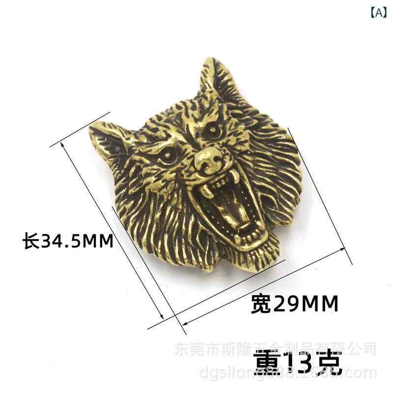 ブローチ 狼頭 財布扣 金具 髑髏 ドクロ 花柄 デコレーション ネジ式 ハンドメイド...