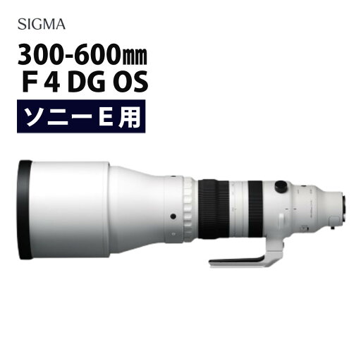 【レビュー特典あり】シグマ 300-600mm F4 DG OS(S) ソニーEマウント用【受注生産】(メーカー直送)(ラッピング不可)(.QL) 【レビュー特典あり】シグマ 300-600mm F4 DG OS(S) ソニーEマウント用【受注生産】(メーカー直送)(ラッピング不可)(.QL)