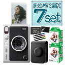 (ケース・フィルム40枚・SD・保護フィルム・ペンセット)チェキ instax mini Evo ブラック インスタックスミニ エボ ハイブリット インスタントカメラ 富士フイルム (富士フィルム フジフイルム)(.QL)(2)