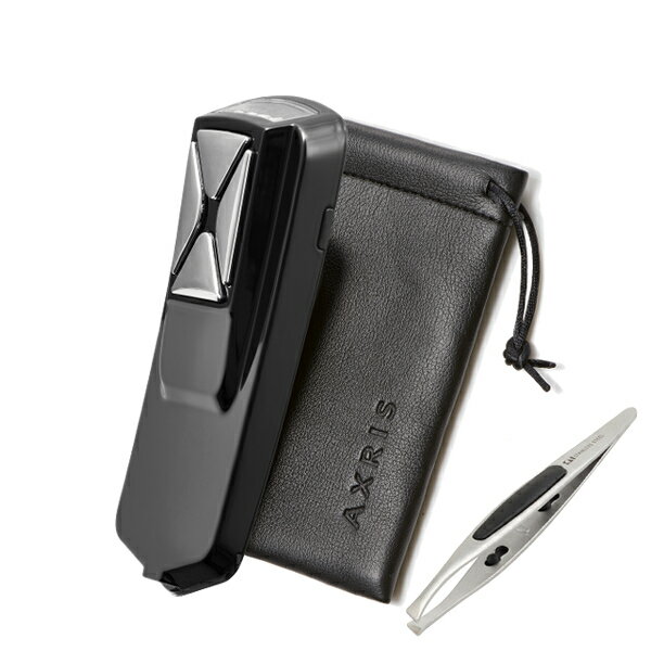 【貝印 毛抜き付】メンズ 美顔器 フェイスケア AXRIS アクリス AX-001 美容機器 おうち エステ 美容雑貨 青色LED RF高周波 マイクロカレント 女性も使用可能（みつはぴ）