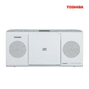 東芝 CDラジオ スリム＆スタイリッシュボディ TY-C24（W） ホワイト （FM/AM/ワイドFM対応）CD再生 スピーカー イヤホン端子あり スリープ機能 シンプル 防災（ラッピング不可）（みつはぴ）