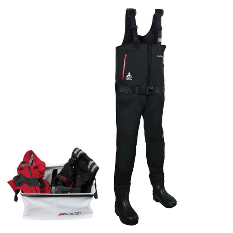 リアス ネオプレン ウェーダー ルクス FWD-0520 ＆ トランスカーゴ FAC-9300 REARTH LUX ブーツフット（ラッピング不可）（みつはぴ）