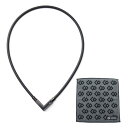 【タオル付き】 コラントッテ TAO ネックレス α VEGA NEXT マットブラック Colantotte 磁気ネックレス 医療機器 肩 首 コリ 血行緩和...