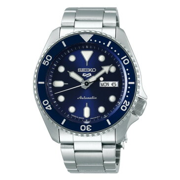 (時計ケース丸型・クロスセット)(国内正規品)(セイコー)SEIKO 腕時計 SBSA001 (5スポーツ)SEIKO 5 SPORTS メカニカル Sports 流通限定モデル(ステンレスバンド 自動巻き(手巻付) アナログ)(みつはぴ)