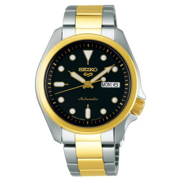 (時計ケース丸型・クロスセット)(セイコー)SEIKO 腕時計 SBSA050 (5スポーツ)SEIKO 5 SPORTS メンズ メカニカル Sports ソリッドボーイ 流通限定モデル ステンレスバンド 自動巻き(手巻付) アナログ(国内正規品)(みつはぴ)