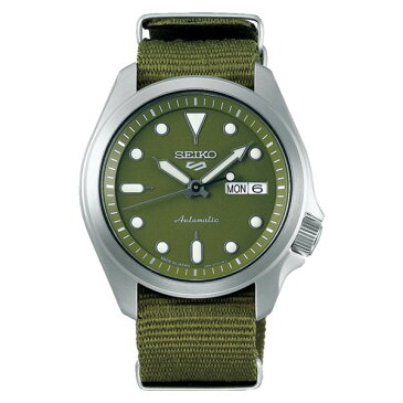 (時計ケース丸型・クロスセット)(セイコー)SEIKO 腕時計 SBSA055 (5スポーツ)SEIKO 5 SPORTS メンズ メカニカル Sports ソリッドボーイ 流通限定モデル ナイロンバンド 自動巻き(手巻付) アナログ(国内正規品)(みつはぴ)