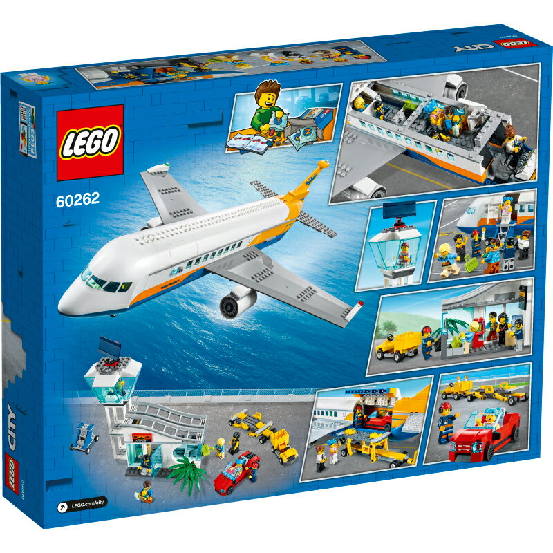 【レゴ(R)認定販売店】 レゴ シティ パッセンジャー エアプレイン 60262 || LEGO おもちゃ 玩具 ブロック 男の子 女の子 飛行機 ジェット機 空港 のりもの プレゼント ギフト 誕生日