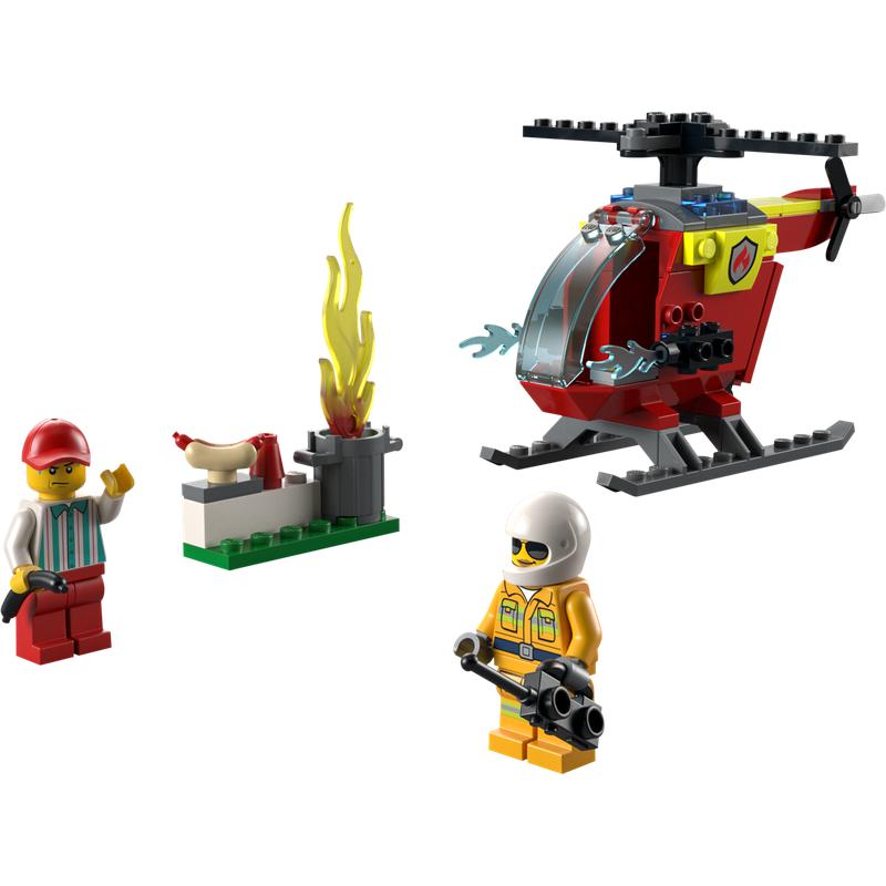 【レゴ(R)認定販売店】 レゴ シティ 出動！しょうぼうヘリコプター 60318 || LEGO おもちゃ 玩具 ブロック 男の子 女の子 消防車 消防士 消防署 のりもの プレゼント ギフト 誕生日
