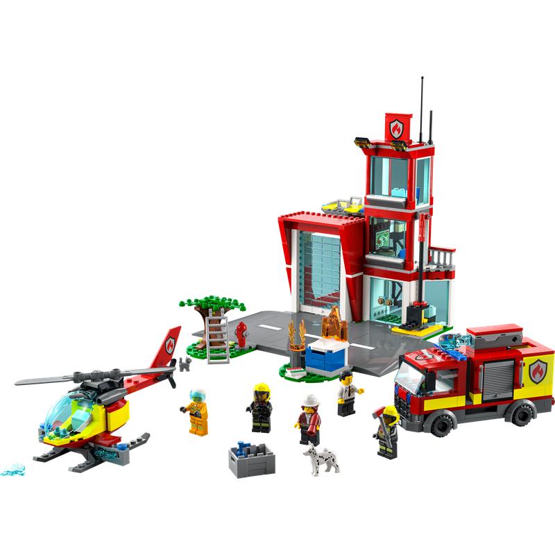 【レゴ(R)認定販売店】 レゴ シティ 消防署 60320 || LEGO おもちゃ 玩具 ブロック 男の子 女の子 消防車 消防士 消防署 のりもの プレゼント ギフト 誕生日
