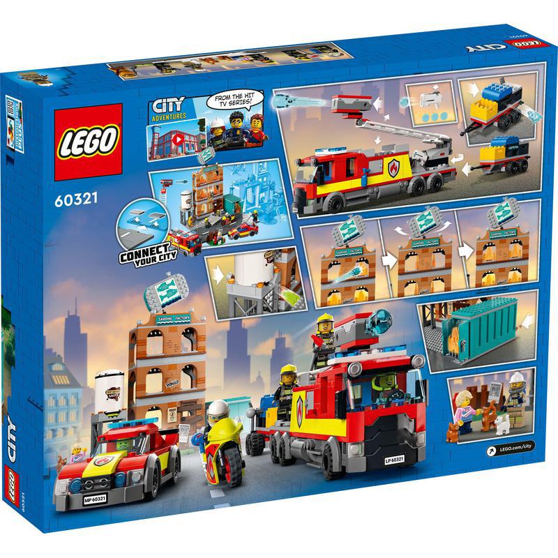 【レゴ(R)認定販売店】 レゴ シティ 消防訓練 60321 || LEGO おもちゃ 玩具 ブロック 男の子 女の子 消防車 消防士 消防署 のりもの プレゼント ギフト 誕生日